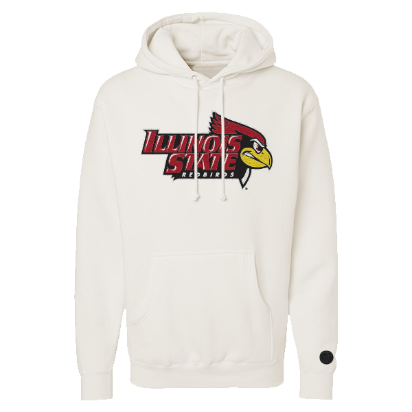 Illinois State University Redbirds Bone Chenille Pullover Hoodie