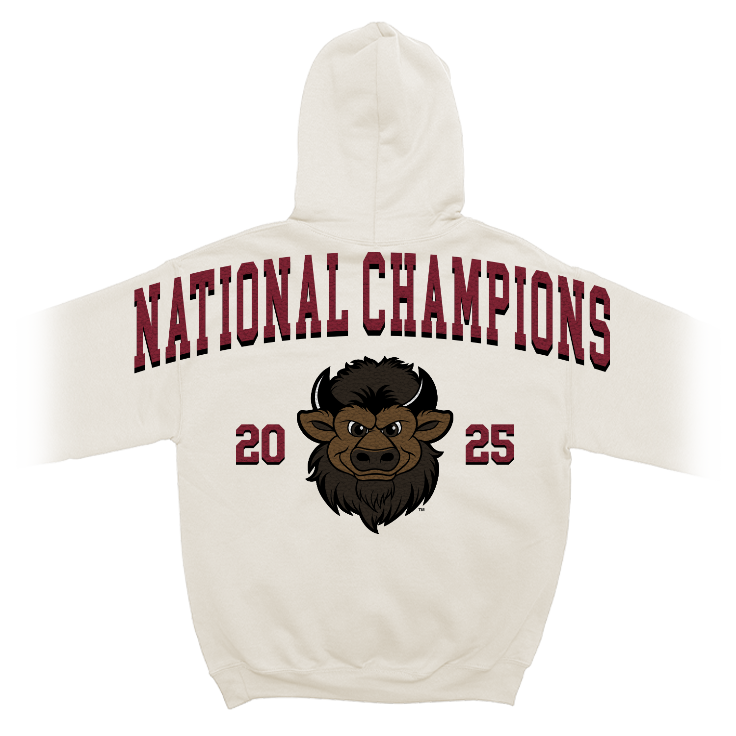 Indiana Hoosiers National Champions Bone Mascot Hoodie