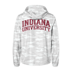 White Indiana Hoosiers 'Indiana University' text on the back view. 