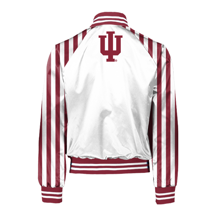 Chaqueta de entrenador de los Indiana Hoosiers - Raya de caramelo