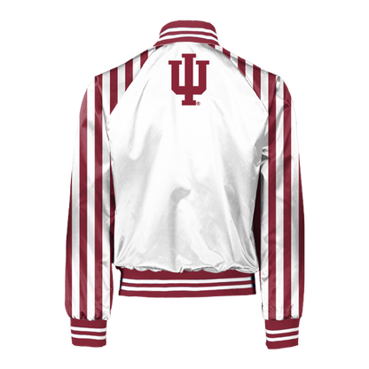 Chaqueta de entrenador de los Indiana Hoosiers - Raya de caramelo