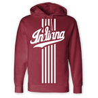 Indiana Hoosiers Corduroy maroon hoodie front view. 
