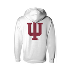 Indiana Hoosiers candy stripe hoodie – back view. 