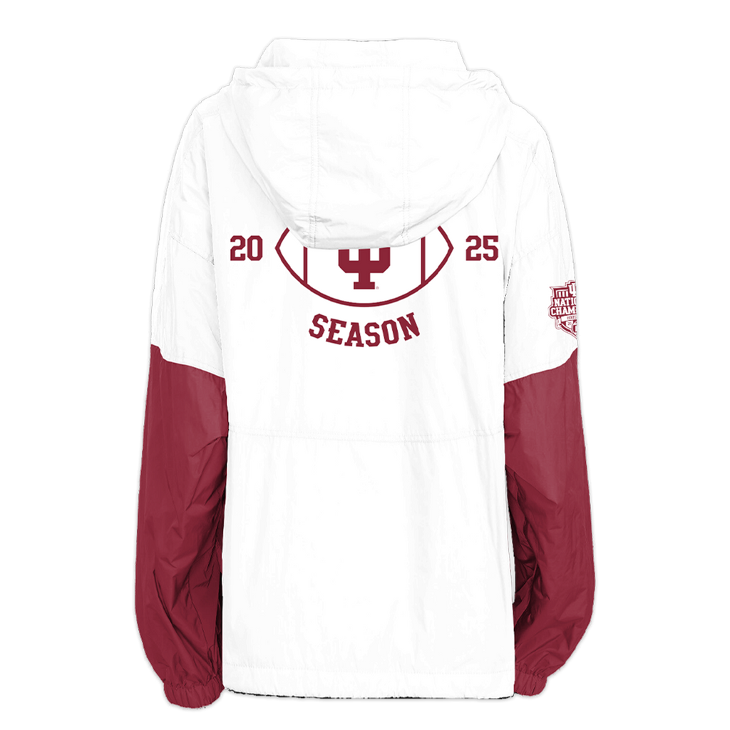 Indiana Hoosiers NC 2025 Retro Pullover Windbreaker.