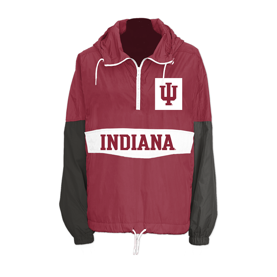Indiana Hoosiers Retro Pullover Windbreaker