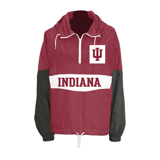 Indiana Hoosiers Retro Pullover Windbreaker