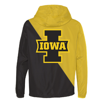 Iowa Hawkeyes Two Tone Windbreaker