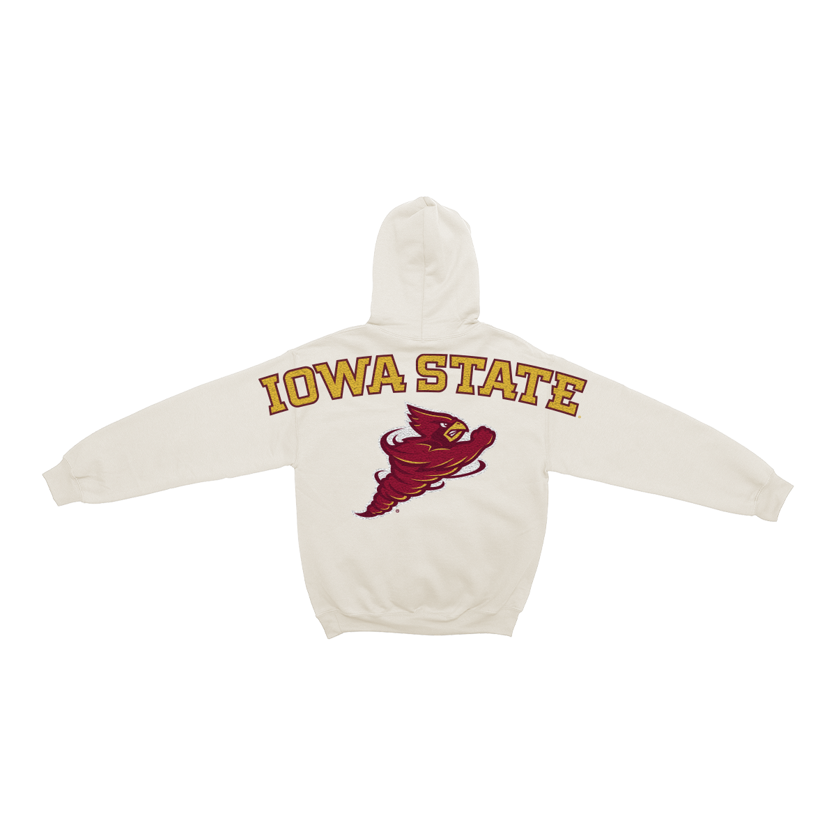 Iowa State Cyclones Bone Chenille Pullover Hoodie