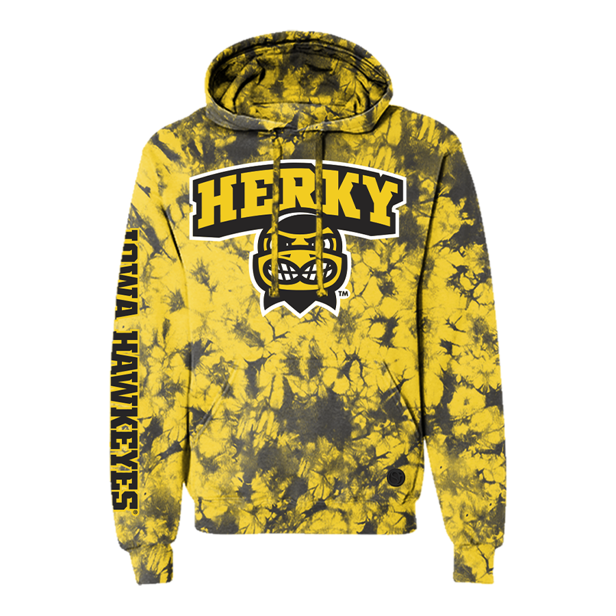 Iowa Hawkeyes Tie Dye Hoodie
