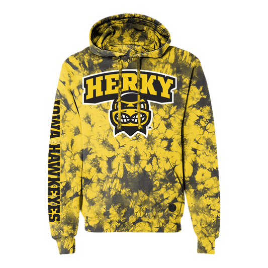 Iowa Hawkeyes Tie Dye Hoodie