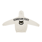 Sudadera con capucha de chenilla de hueso de los Kennesaw State Owls