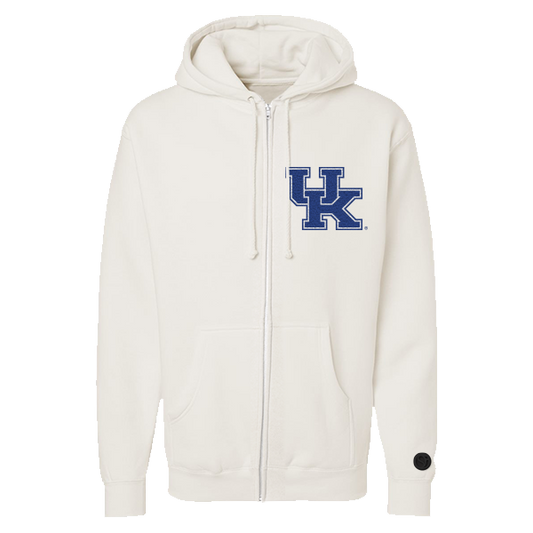 Kentucky Wildcats Bone Chenille Zip Jacket