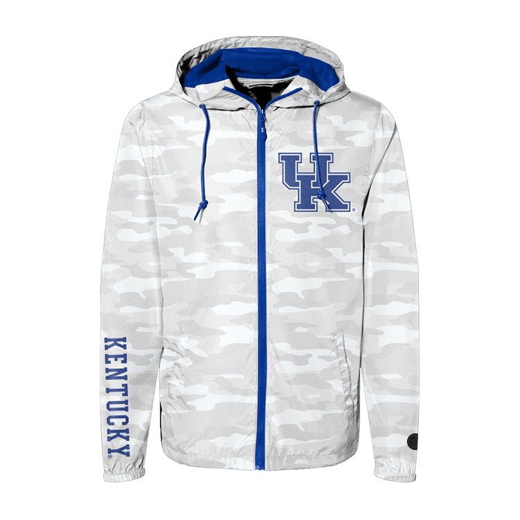 Camouflage Kentucky Wildcats Hooded Jacket - Official NCAA Licensed Collegiate Apparel