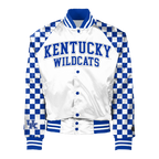 Checkered Kentucky Wildcats Coach Jacket - Official NCAA Licensed Collegiate Apparel
