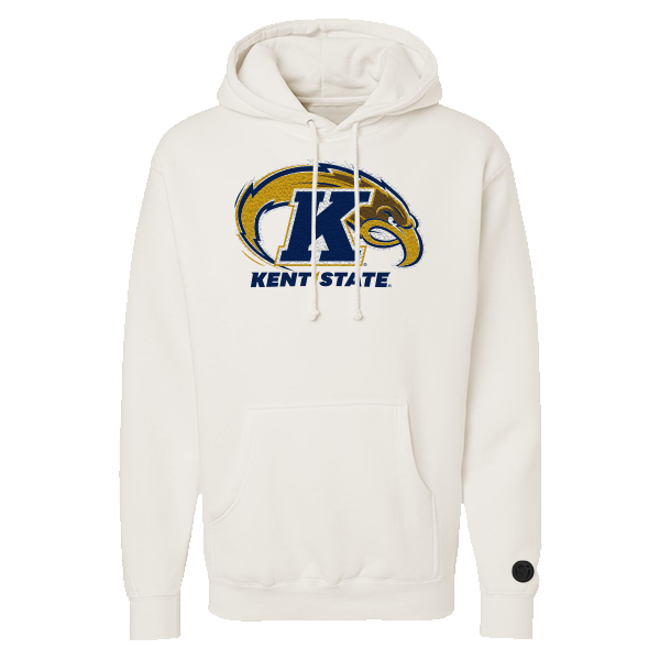 Kent State Golden Flashes Bone Chenille Pullover Hoodie