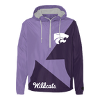 Purple; multicolor Kansas State Wildcats Windbreaker - Official NCAA Licensed Collegiate Apparel