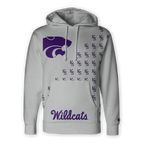 Gray Kansas State Wildcats Hoodie - Official NCAA Licensed Collegiate Apparel