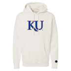 Kansas Jayhawks Bone Chenille Pullover Hoodie