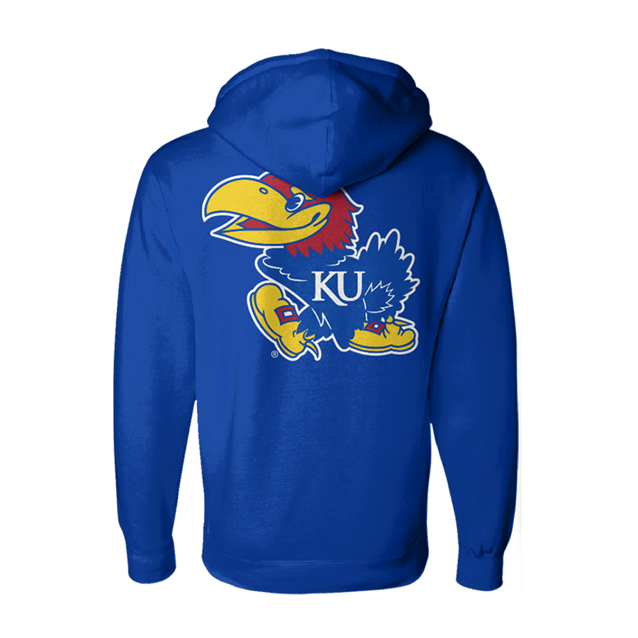 Kansas Jayhawks Fade Hoodie