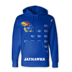 Kansas Jayhawks Fade Hoodie