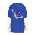 Kansas Jayhawks Retro Pullover Windbreaker