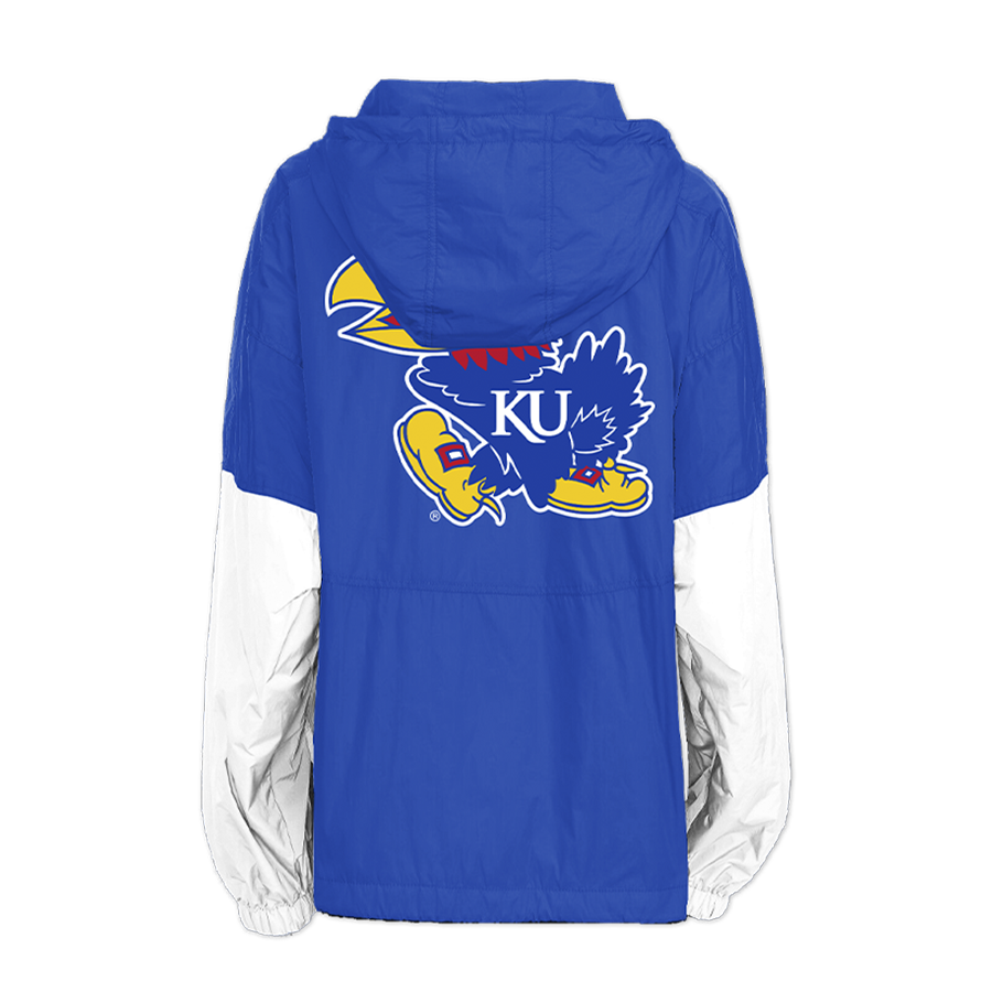 Kansas Jayhawks Retro Pullover Windbreaker