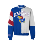 Kansas Jayhawks Split Crewneck