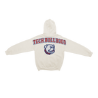 Louisiana Tech Bulldogs Bone Chenille Pullover Hoodie