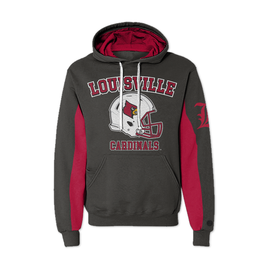 Louisville Cardinals AOP Chenille Pullover Hoodie