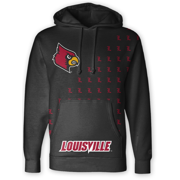 Louisville Cardinals Fade Hoodie