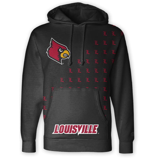 Louisville Cardinals Fade Hoodie