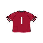 Louisville Cardinals Fashion Cropped Football Jersey