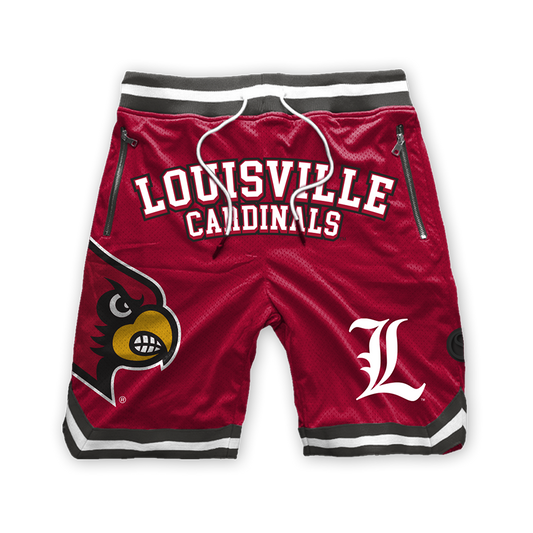 Louisville Cardinals Poly Mesh Shorts