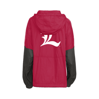 Louisville Cardinals Retro Pullover Windbreaker