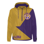 Gold; purple LSU Tigers Windbreaker - Official NCAA Licensed Collegiate Apparel