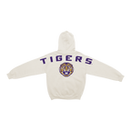 LSU Tigers Bone Chenille Pullover Hoodie