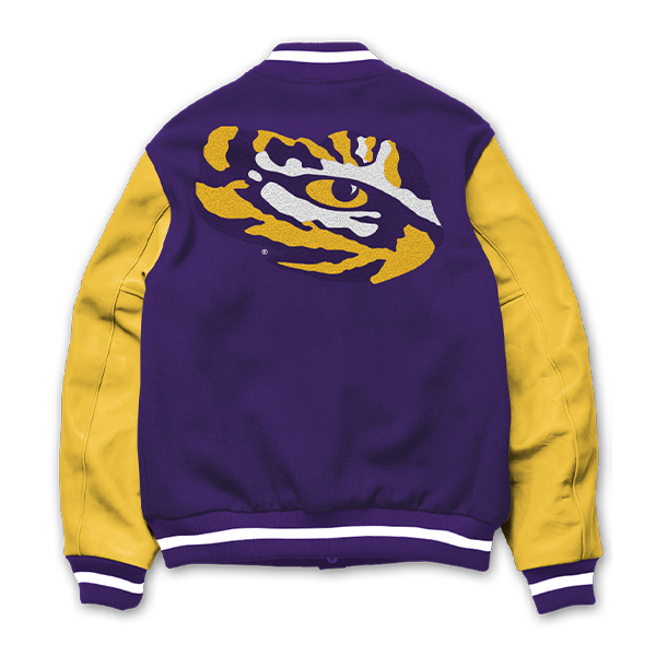 Chaqueta universitaria de los LSU Tigers
