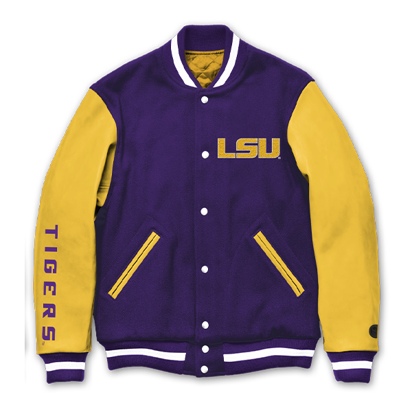 Chaqueta universitaria de los LSU Tigers