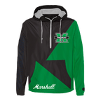 Geometric; green Marshall Thundering Herd Windbreaker - Official NCAA Licensed Collegiate Apparel