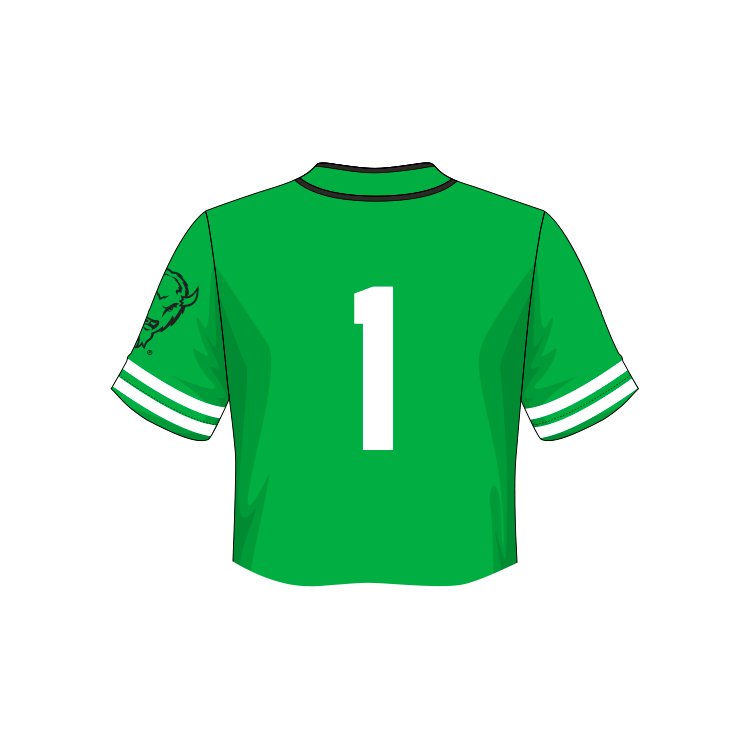 Marshall Thundering Herd Fashion Cropped Baseball Jersey