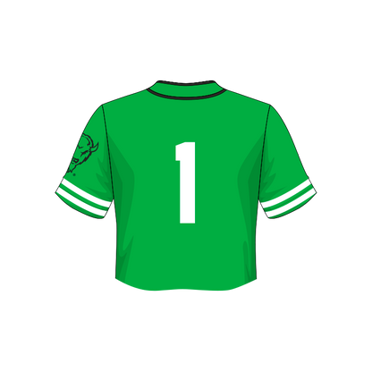Marshall Thundering Herd Fashion Cropped Baseball Jersey
