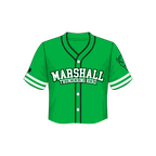 Marshall Thundering Herd Fashion Cropped Baseball Jersey