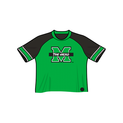 Marshall Thundering Herd Fashion Cropped Football Jersey