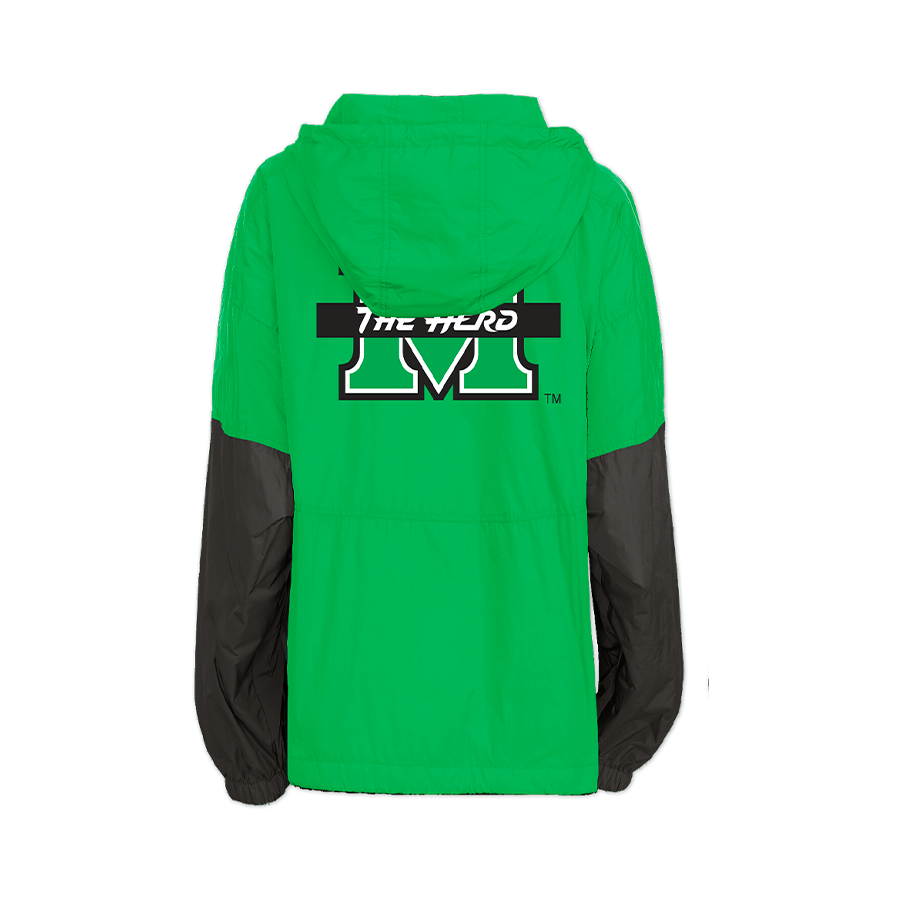 Marshall Thundering Herd Retro Pullover Windbreaker