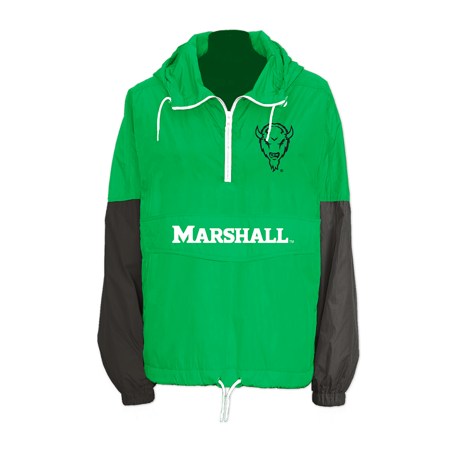Marshall Thundering Herd Retro Pullover Windbreaker