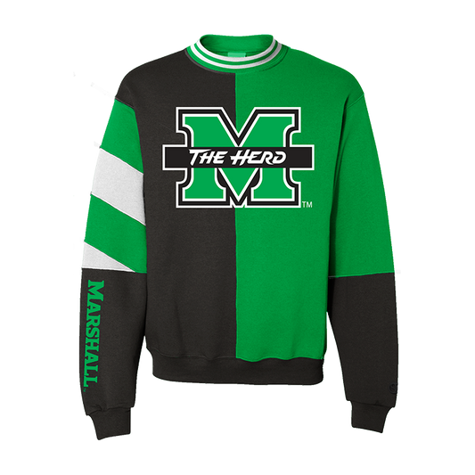 Marshall Thundering Herd Split Crewneck