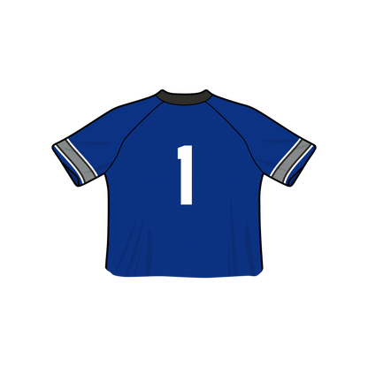 Memphis Tigers Fashion Cropped Football Jersey