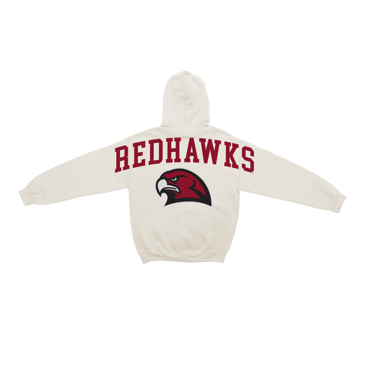 Miami University Redhawks Bone Chenille Pullover Hoodie