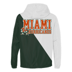 Miami Hurricanes Two Tone Windbreaker
