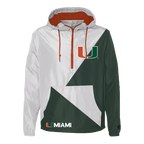 Green Miami Hurricanes Windbreaker - Official NCAA Licensed Collegiate Apparel